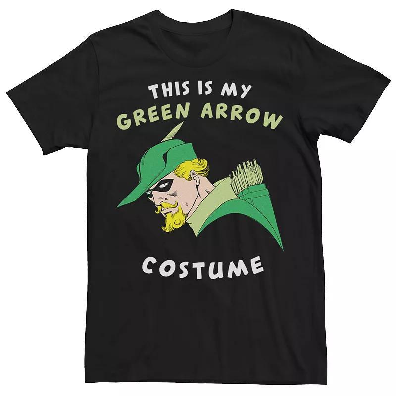 Mens DC Comics This Is My Green Arrow Costume Text Tee Product Image