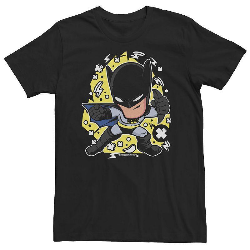 Big & Tall DC Fandome Batman Cartoon Doodle Tee, Mens Product Image