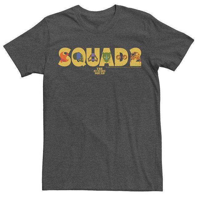 Mens The Suicide Squad Symbols Logo Tee, Boys Dark Grey Product Image