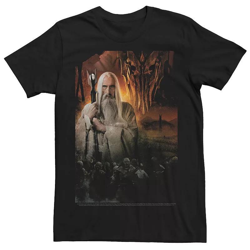 Mens The Lord Of The Rings Saruman & Orcs Portrait Tee Product Image