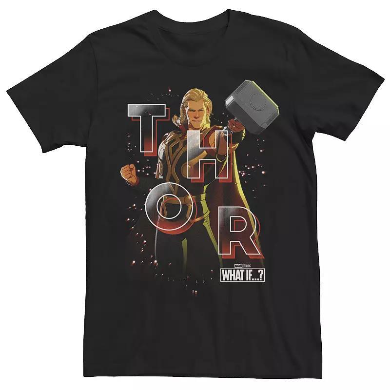 Mens Marvel What If Thor Galactic Poster Tee Product Image