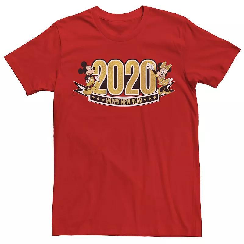 Mens Disney New Years 2020 Mickey And Minnie Golden New Year Tee Product Image