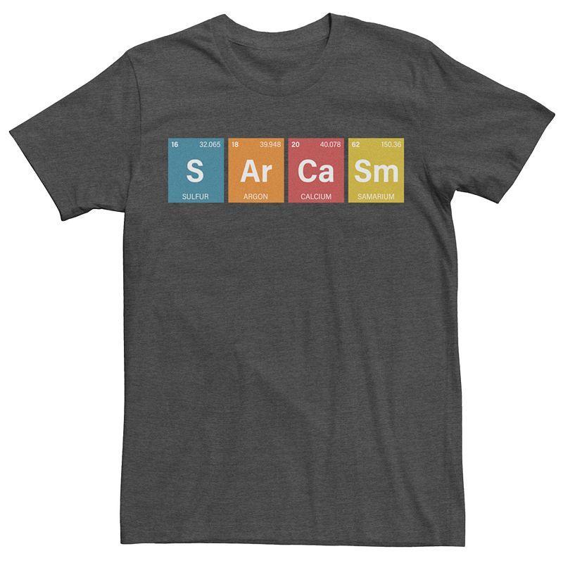 Mens Elemental Sarcasm Tee Grey Heather Product Image