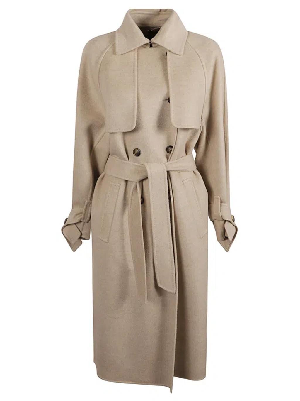 MAX MARA Coats In Beige Product Image