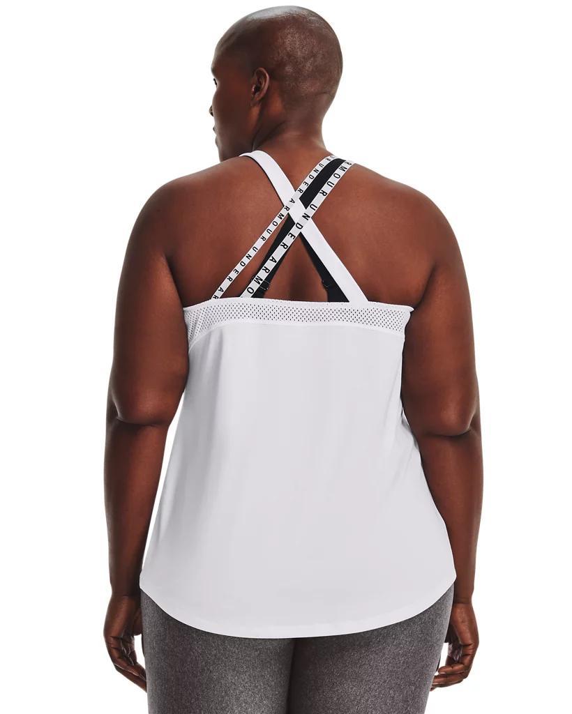 Women's HeatGear® Wordmark Double Strap Tank Product Image