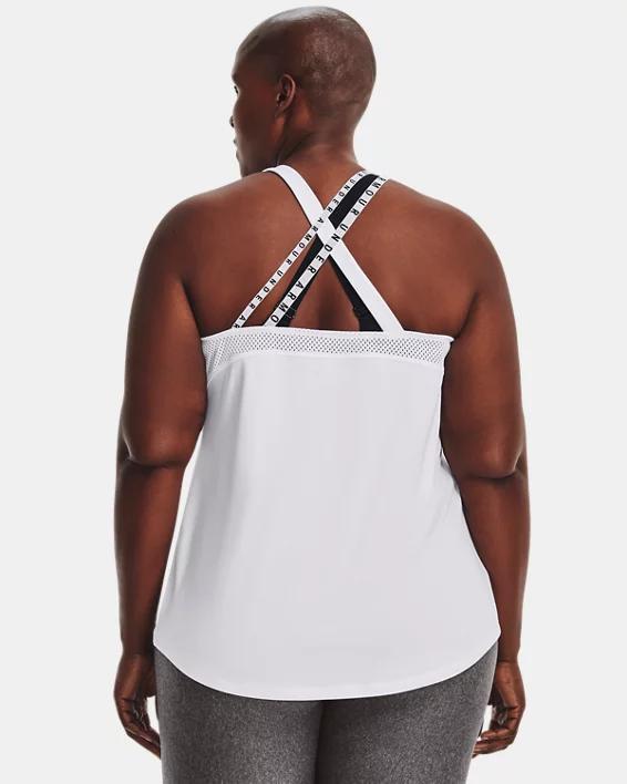 Women's HeatGear® Wordmark Double Strap Tank Product Image