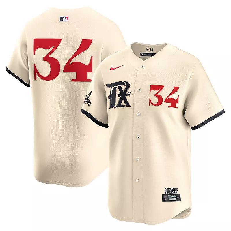 Mens Nike Nolan Ryan Natural Texas Rangers City Connect Limited Player Jersey Product Image