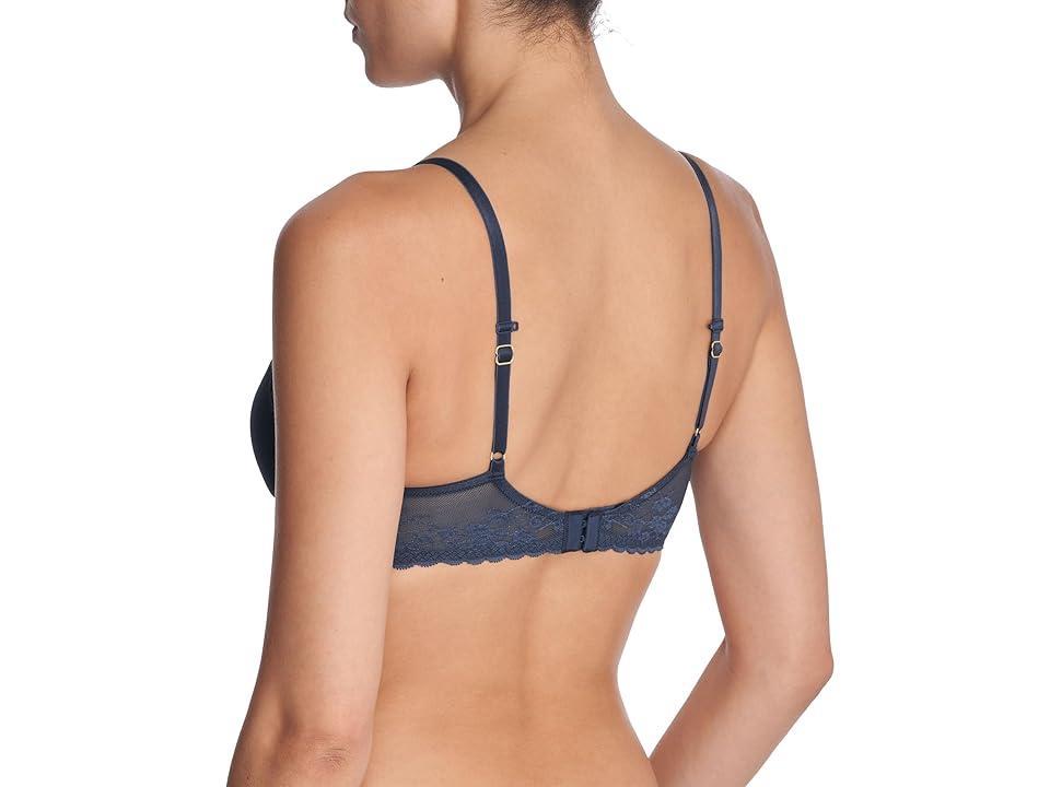 Natori Cherry Blossom Convertible Contour Underwire (Night Blue) Women's Bra Product Image