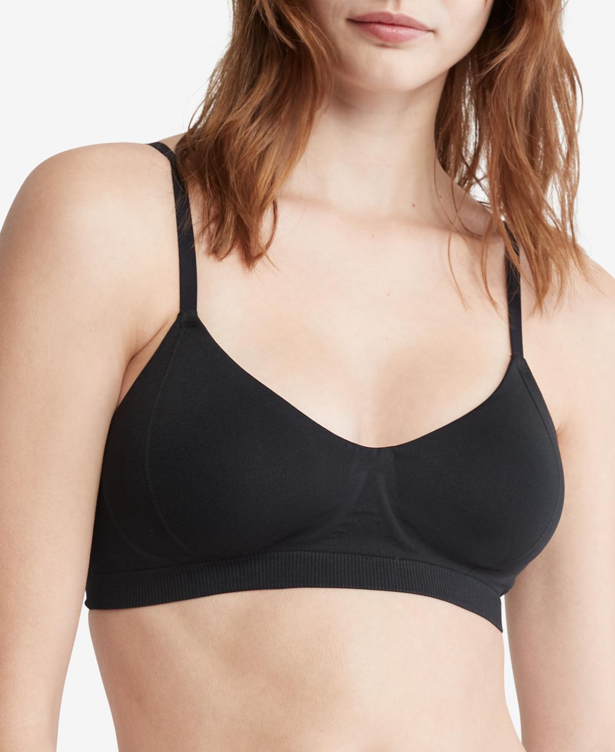 Calvin Klein Womens Bonded Flex Lightly Lined Bralette - Neutral - L Product Image