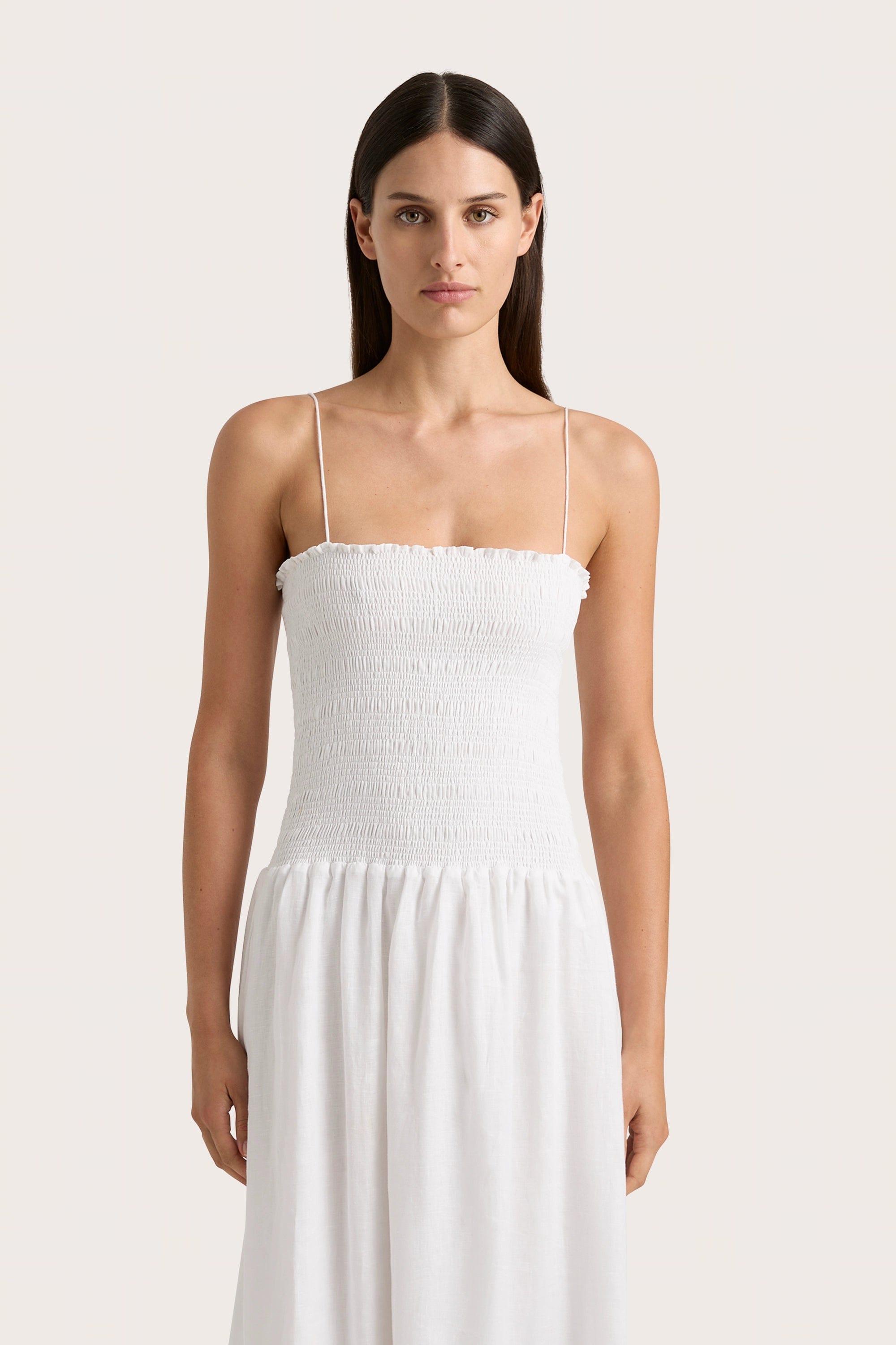 Geriba Midi Dress White Product Image