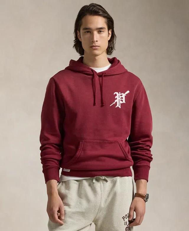 Men's Graphic Fleece Hoodie In Red Carpet Product Image