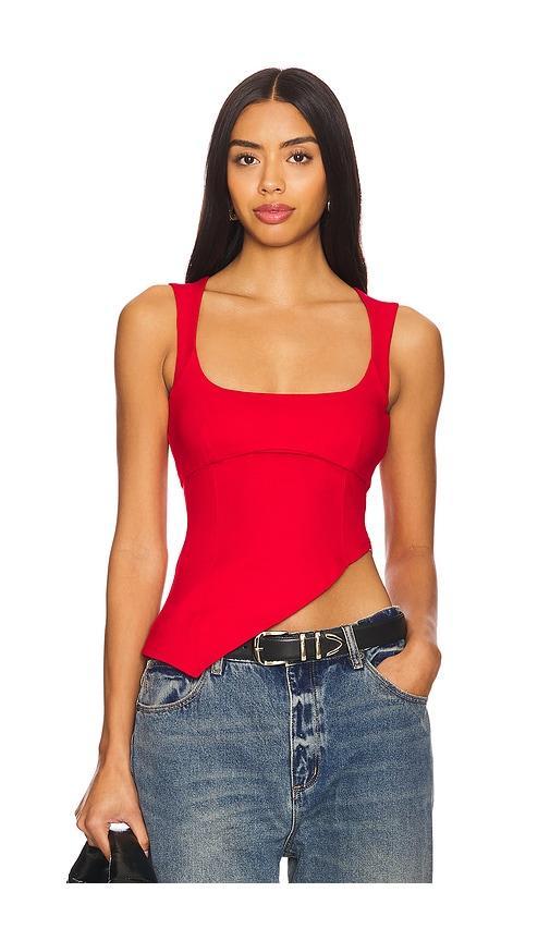 Lovers and Friends Penn Top in Red Product Image