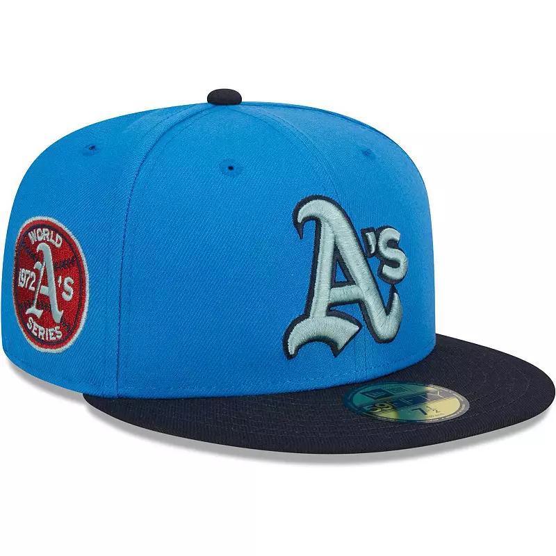 Mens New Era Royal Oakland Athletics 59FIFTY Fitted Hat Product Image