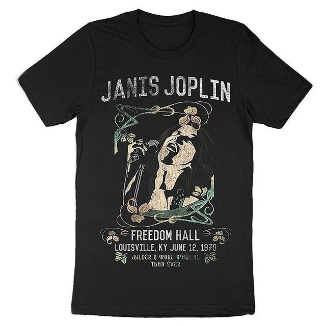 Mens Janis Joplin Floral Tee Product Image