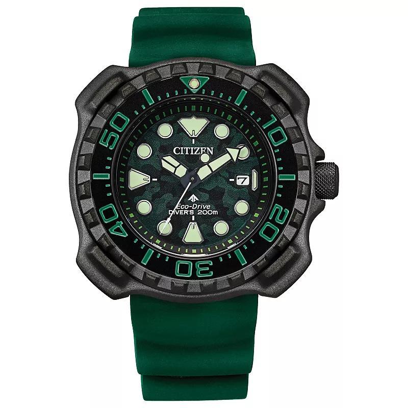 Citizen Eco-Drive Mens Promaster Dive Green Strap Watch, 47mm Product Image