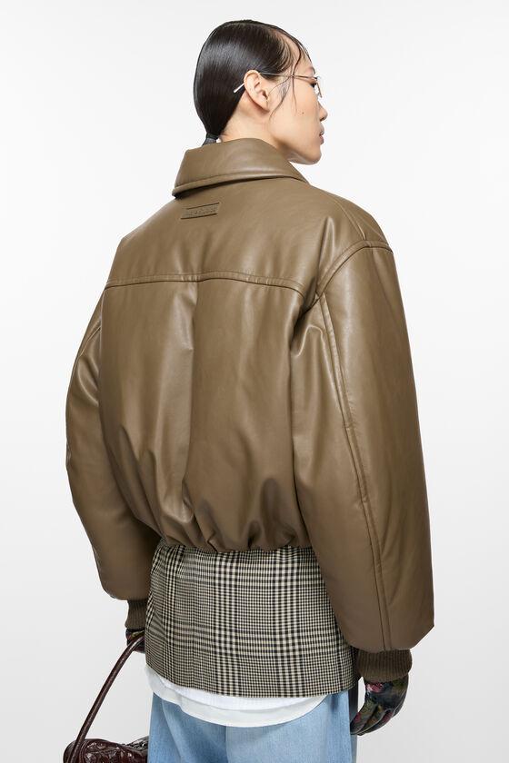 Coated bomber jacket Product Image