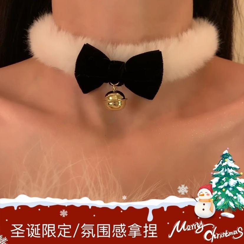 Christmas Bow Choker (Various Designs) Product Image