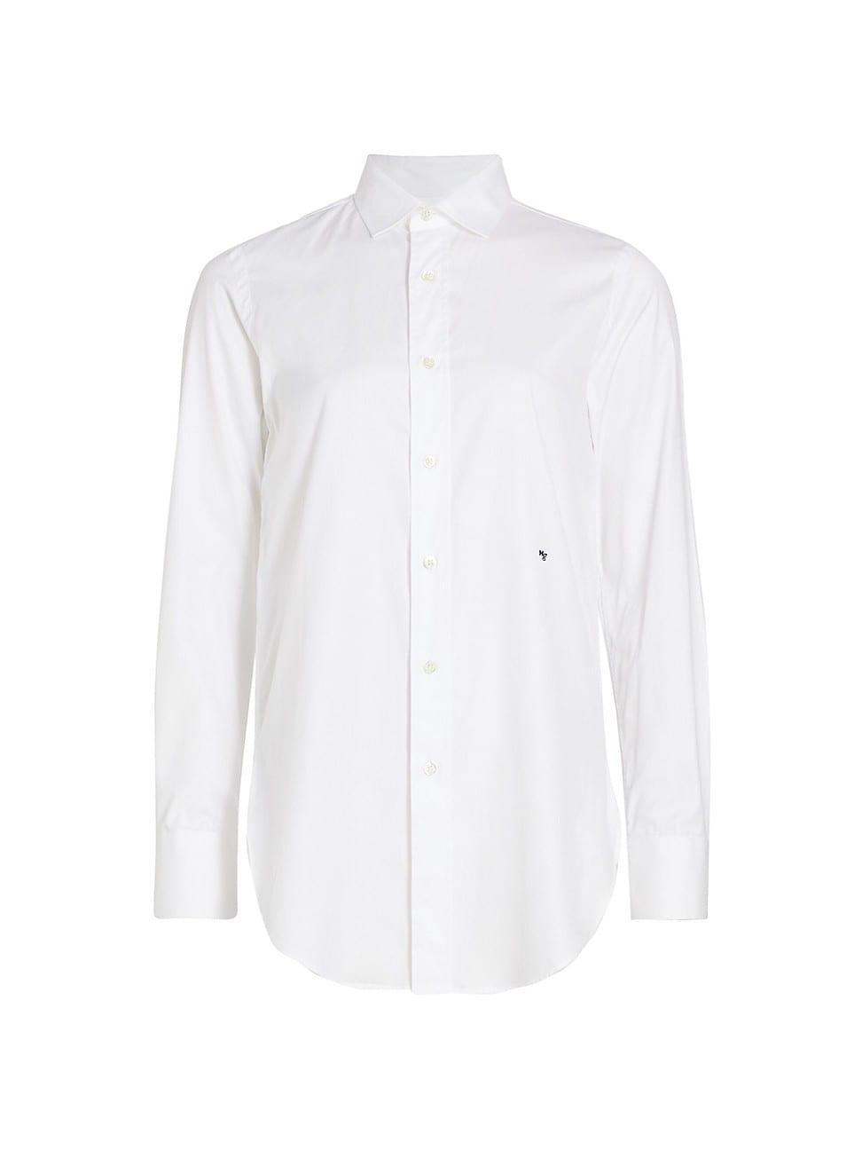 Womens White Classic Shirt Product Image