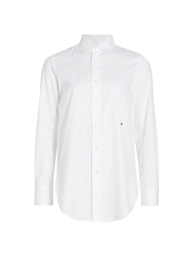 Womens White Classic Shirt Product Image