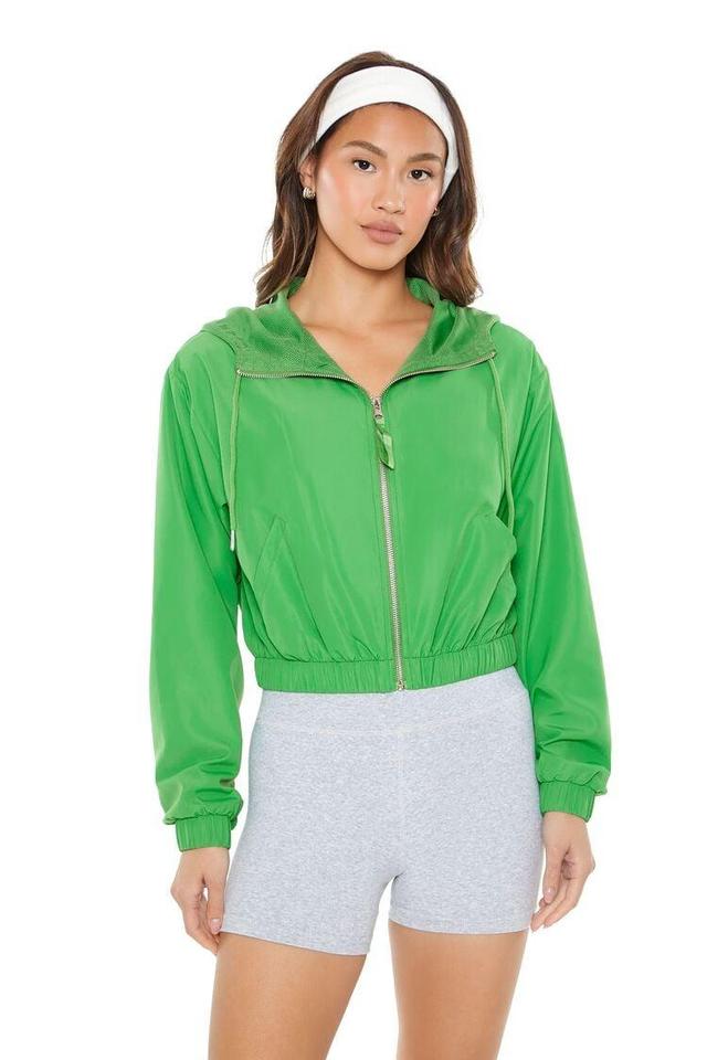 Active Cropped Zip-Up Jacket | Forever 21 Product Image