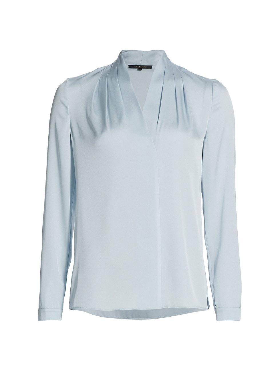 Womens Nellie Silk-Satin Blouse Product Image