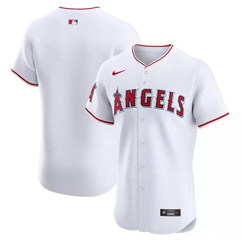 Mens Nike Los Angeles Angels Home Elite Jersey Product Image