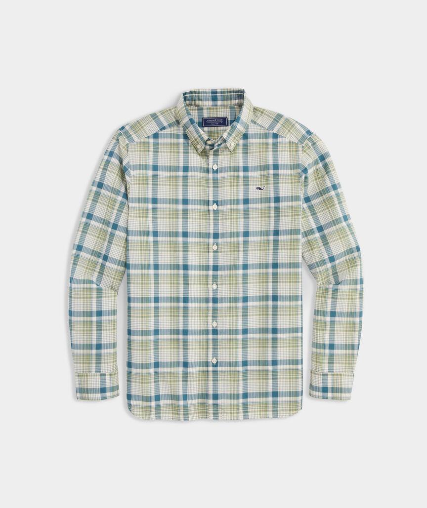 Cotton Madras Plaid Shirt Product Image