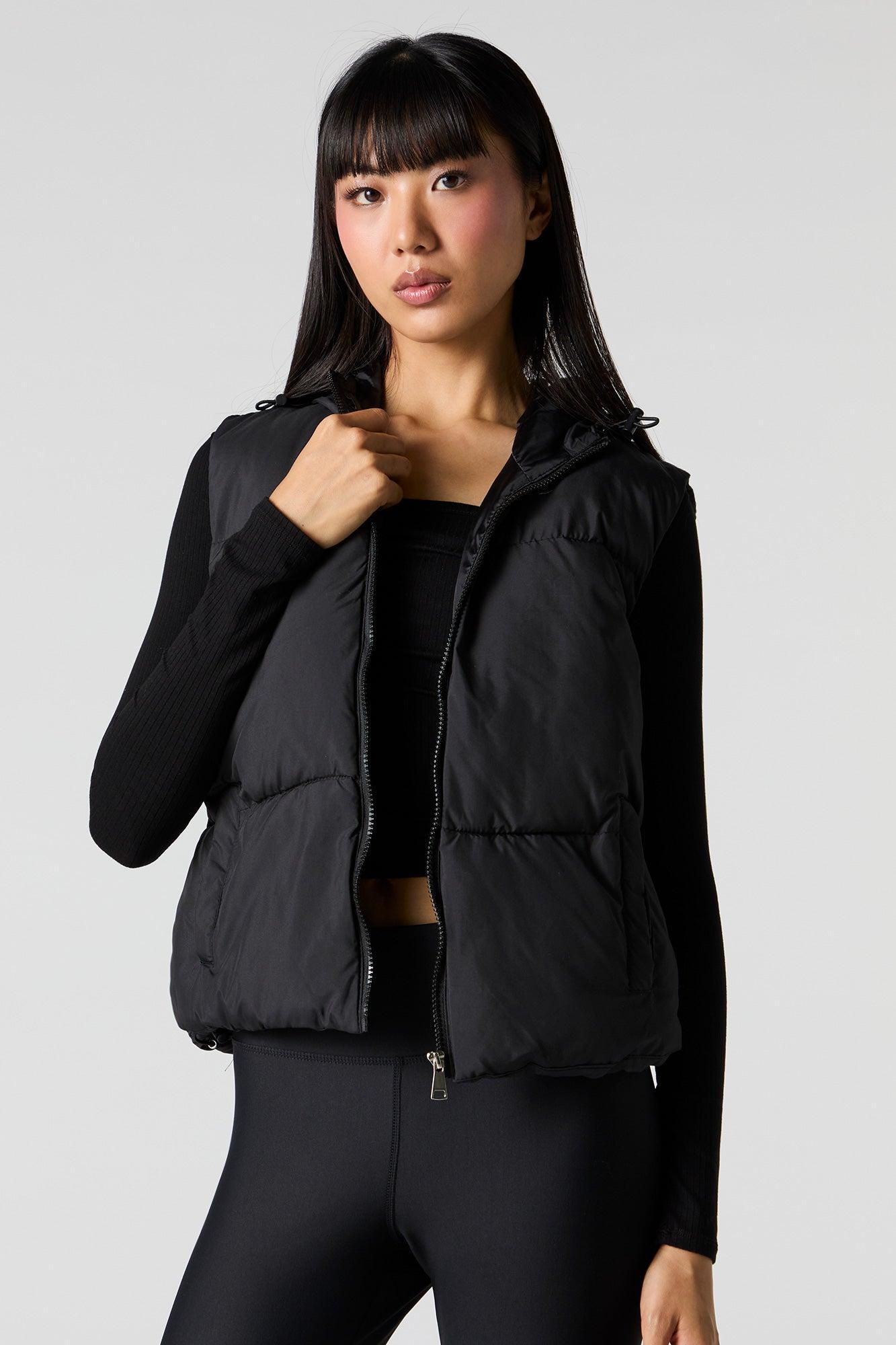 Hooded Puffer Vest Female Product Image