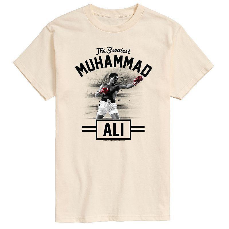 Mens Muhammad Ali Standing Tall Tee Beige Product Image