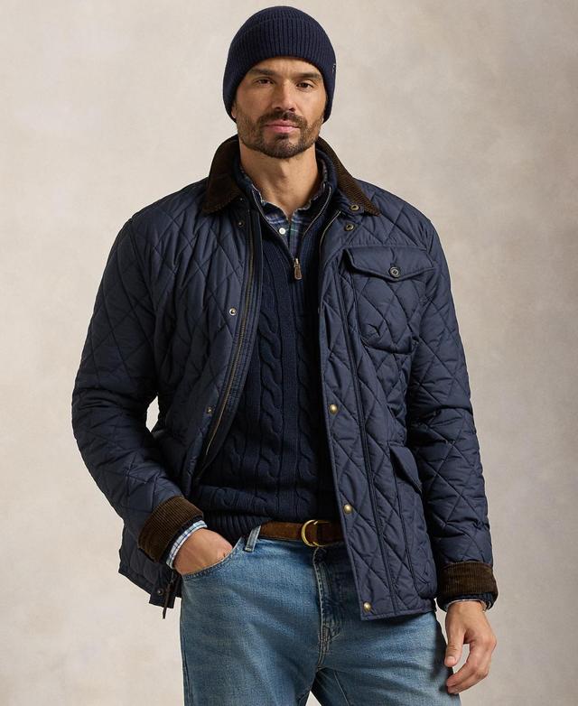 Polo Ralph Lauren Mens Big & Tall Water-Repellent Quilted Jacket Product Image