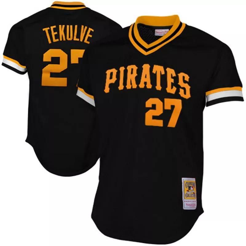 Mitchell & Ness Pittsburgh Pirates Kent Tekulve 1982 Cooperstown Collection Authentic Practice Jersey Mens Product Image