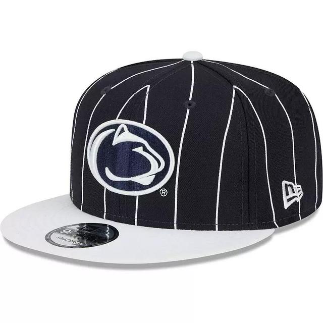 Mens New Era Navy Penn State Nittany Lions Vintage-Like 9FIFTY Snapback Hat - Navy Product Image