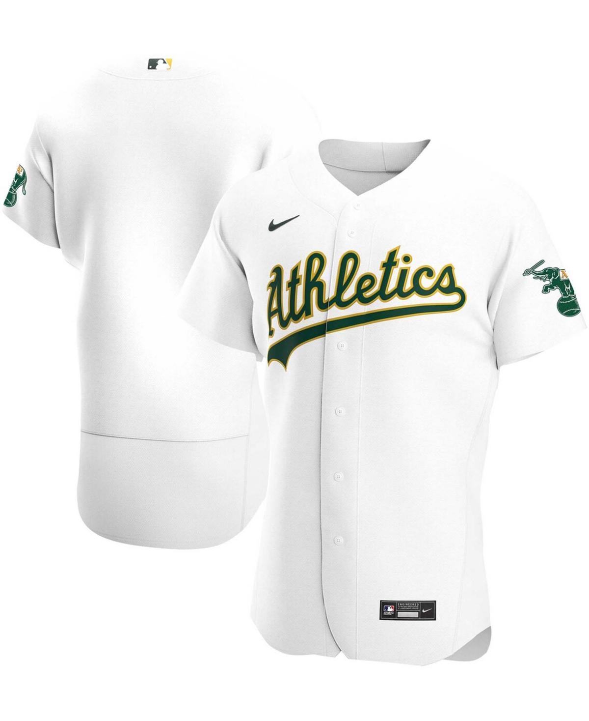 Mens White Oakland Athletics Home Authentic Team Jersey - White Product Image