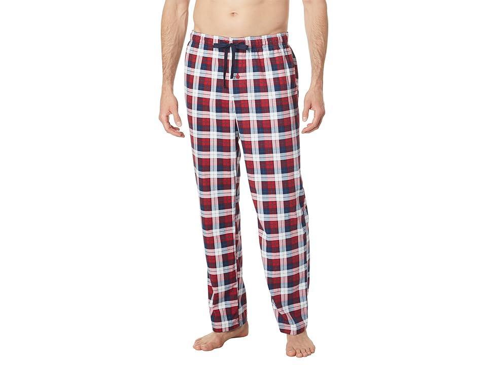 Nautica Sustainably Crafted Plaid Fleece Sleep Pants (Rio ) Men's Pajama Product Image