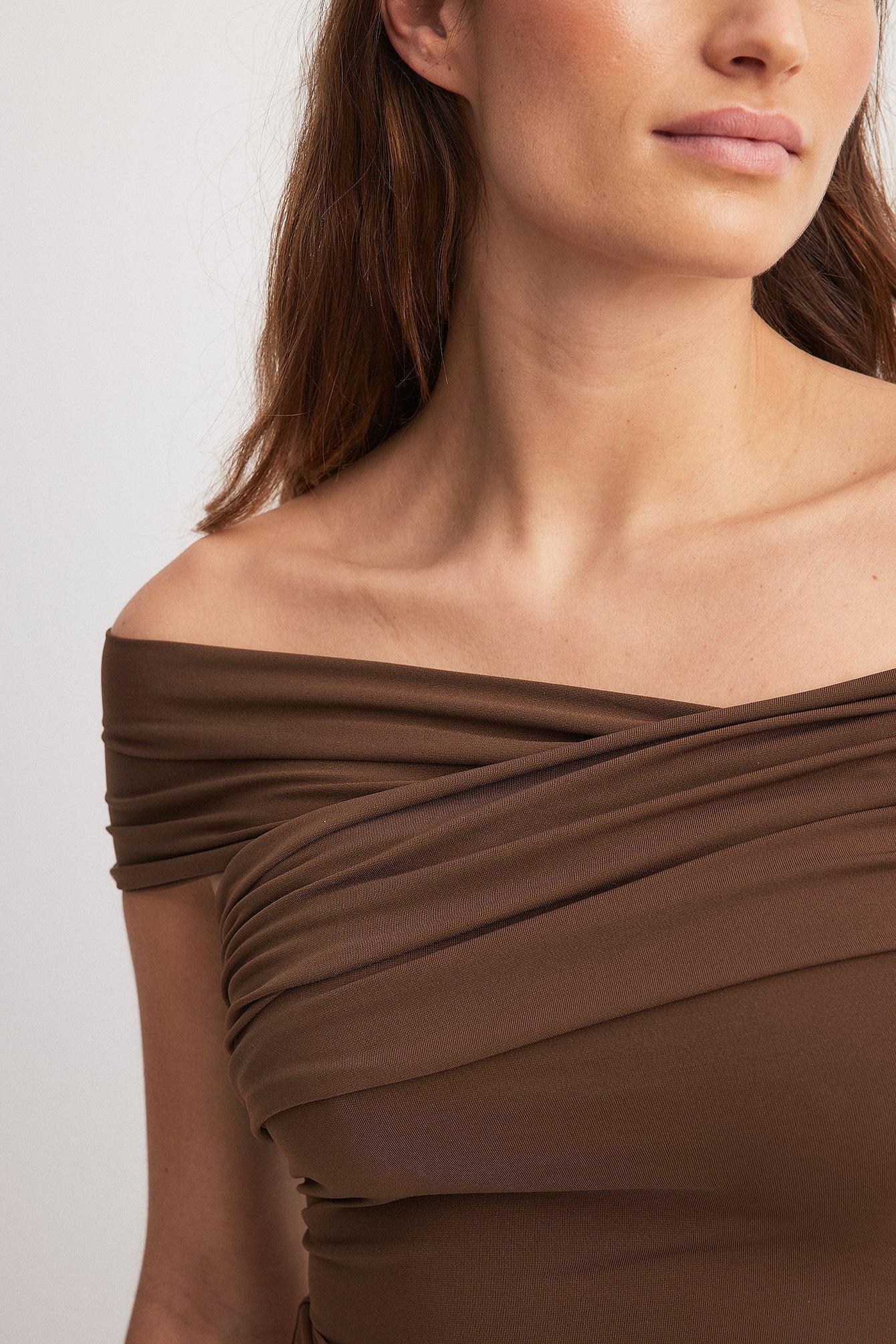 Draped Off Shoulder Top product image