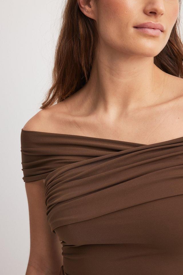 Draped Off Shoulder Top Product Image