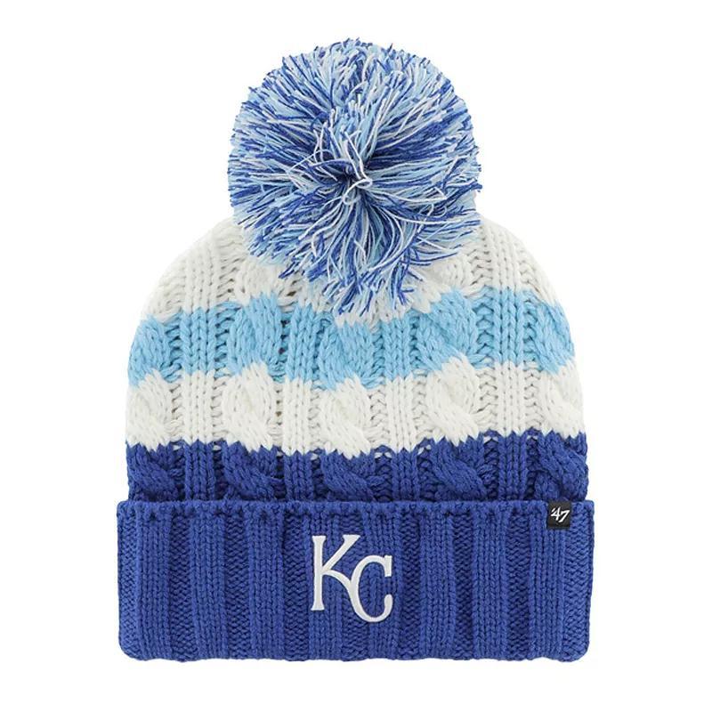 Womens 47 /Royal Kansas City Royals Ashfield Cuffed Knit Hat with Pom Product Image