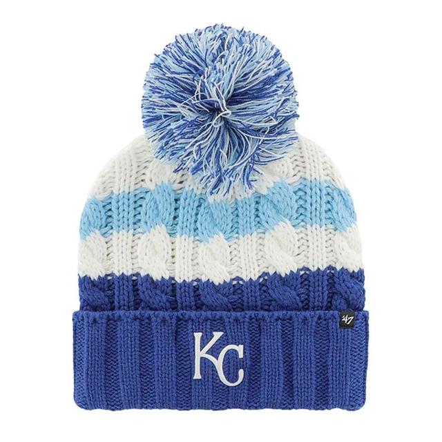 Womens 47 /Royal Kansas City Royals Ashfield Cuffed Knit Hat with Pom Product Image