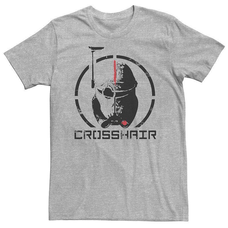 Big & Tall Star Wars: The Bad Batch Crosshair C1 Tee, Mens Med Grey Product Image