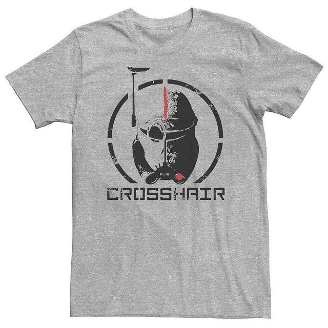 Big & Tall Star Wars: The Bad Batch Crosshair C1 Tee, Mens Athletic Grey Product Image