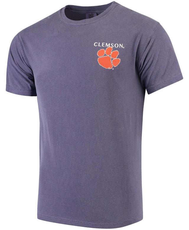 Mens Purple Clemson Tigers Campus Local Comfort Colors T-shirt Product Image