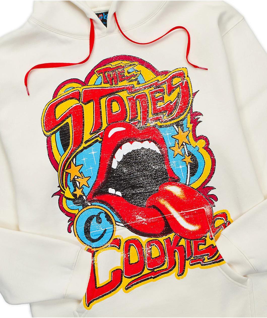 Cookies x The Rolling Stones The Stones Natural Hoodie Product Image