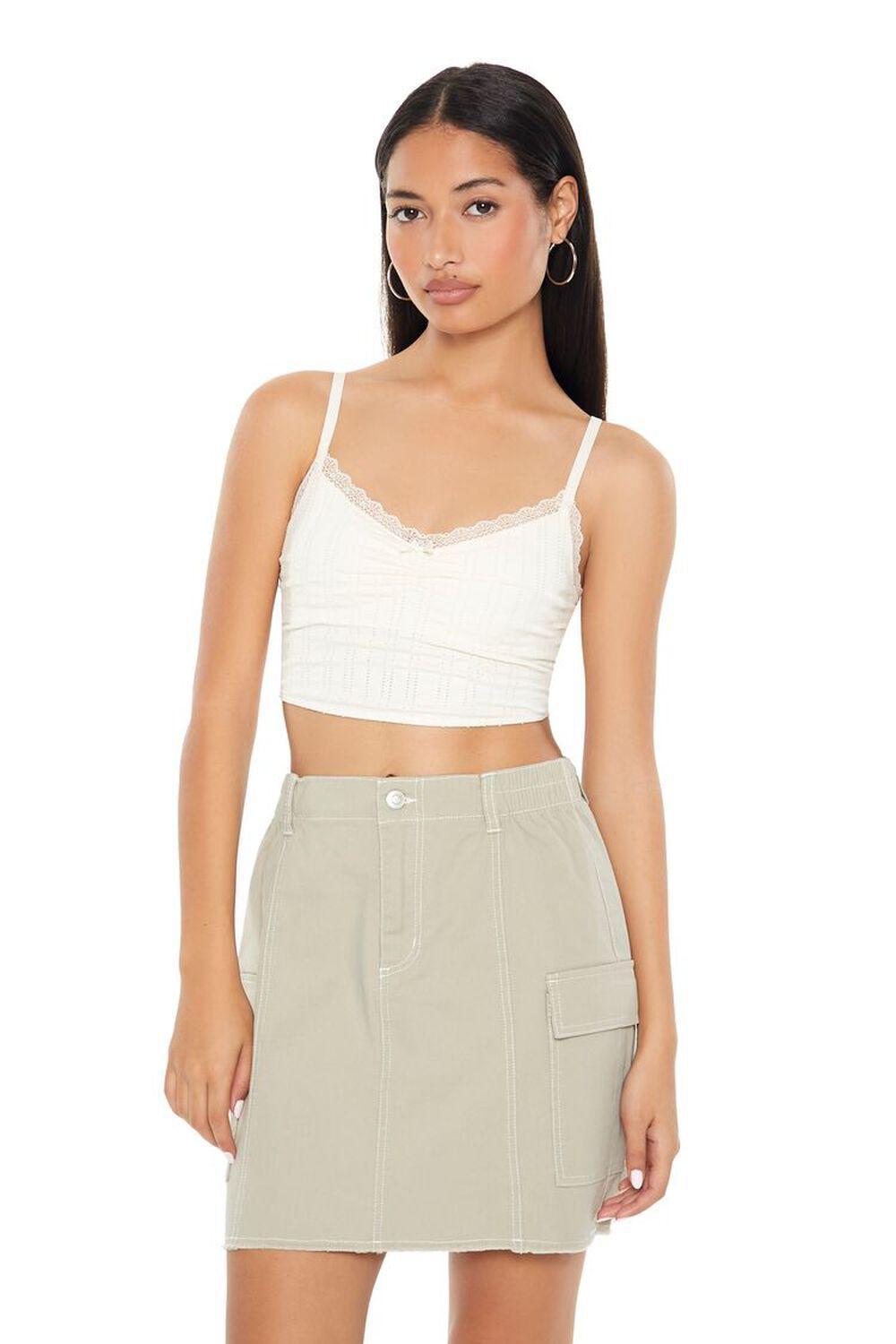 Cargo A-Line Mini Skirt | Forever 21 Product Image