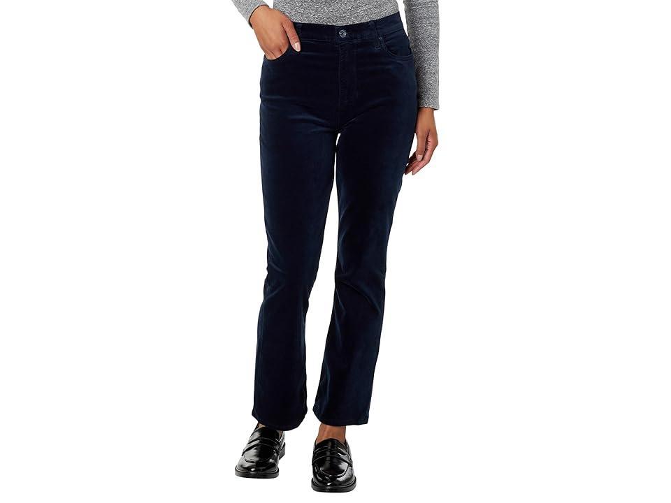 7 For All Mankind High Waist Slim Kick Flare Velvet Pants Product Image