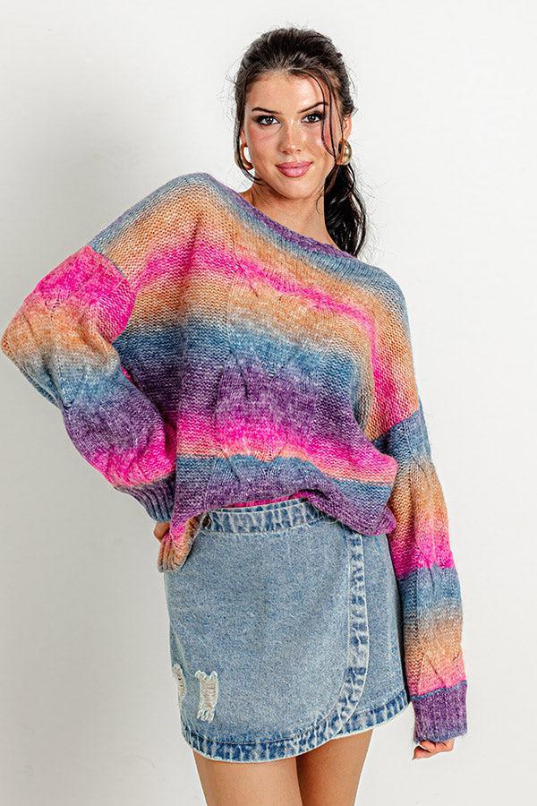 Candy Coated Knit Sweater Product Image