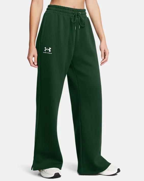 Womens UA Icon Fleece Wide Leg Pants Product Image