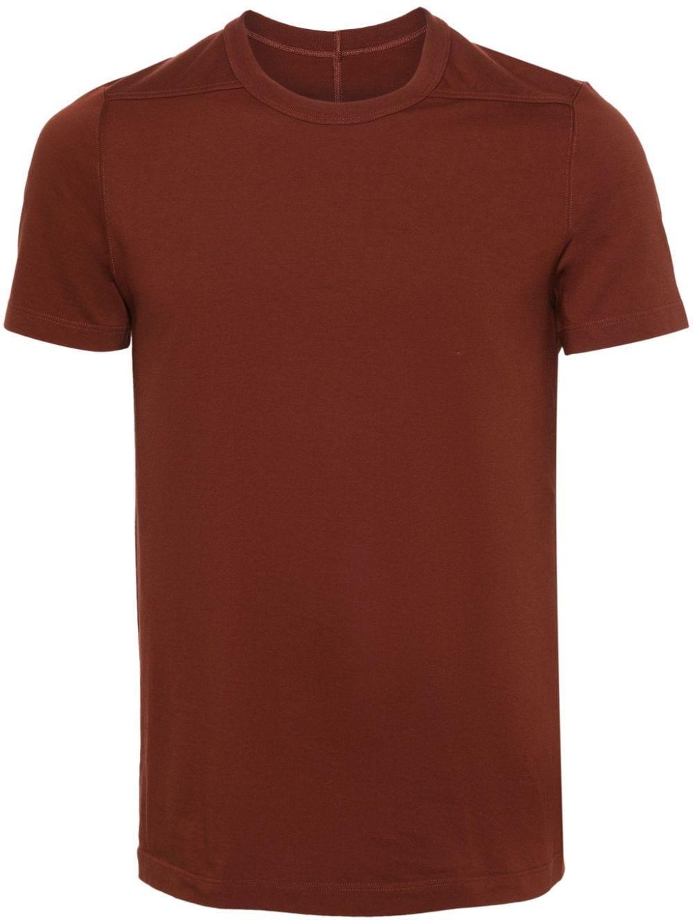 RICK OWENS Brown Level T-shirt In 73 Henna Product Image