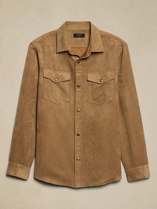 Vegan Suede Shirt Product Image