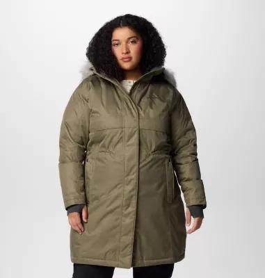 Columbia Womens Apres Arson II Winter Long Down Jacket - Plus Size- Product Image