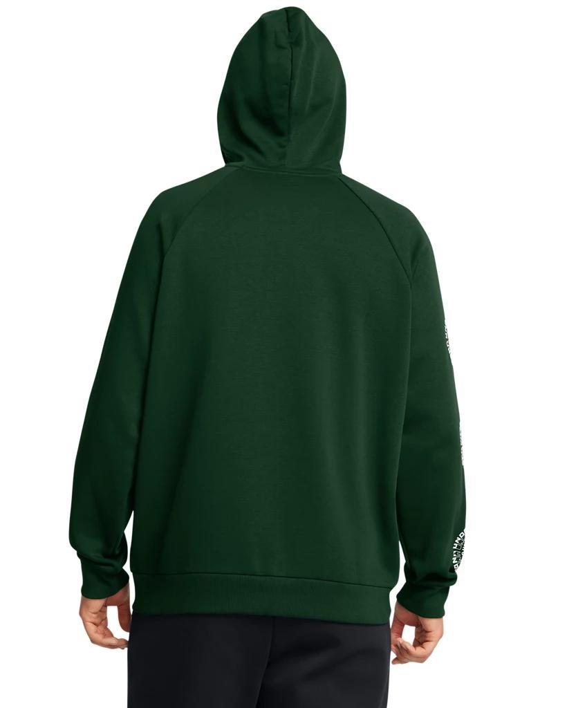 Men's UA Rival Fleece High Brand Read Logo Hoodie Product Image